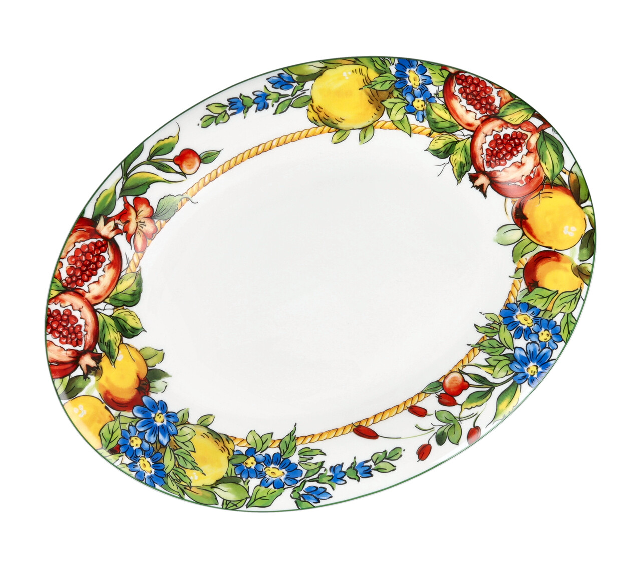 Platou pentru servire, Prospero, Brandani, 30x23 cm, portelan New Bone China - imagine 3